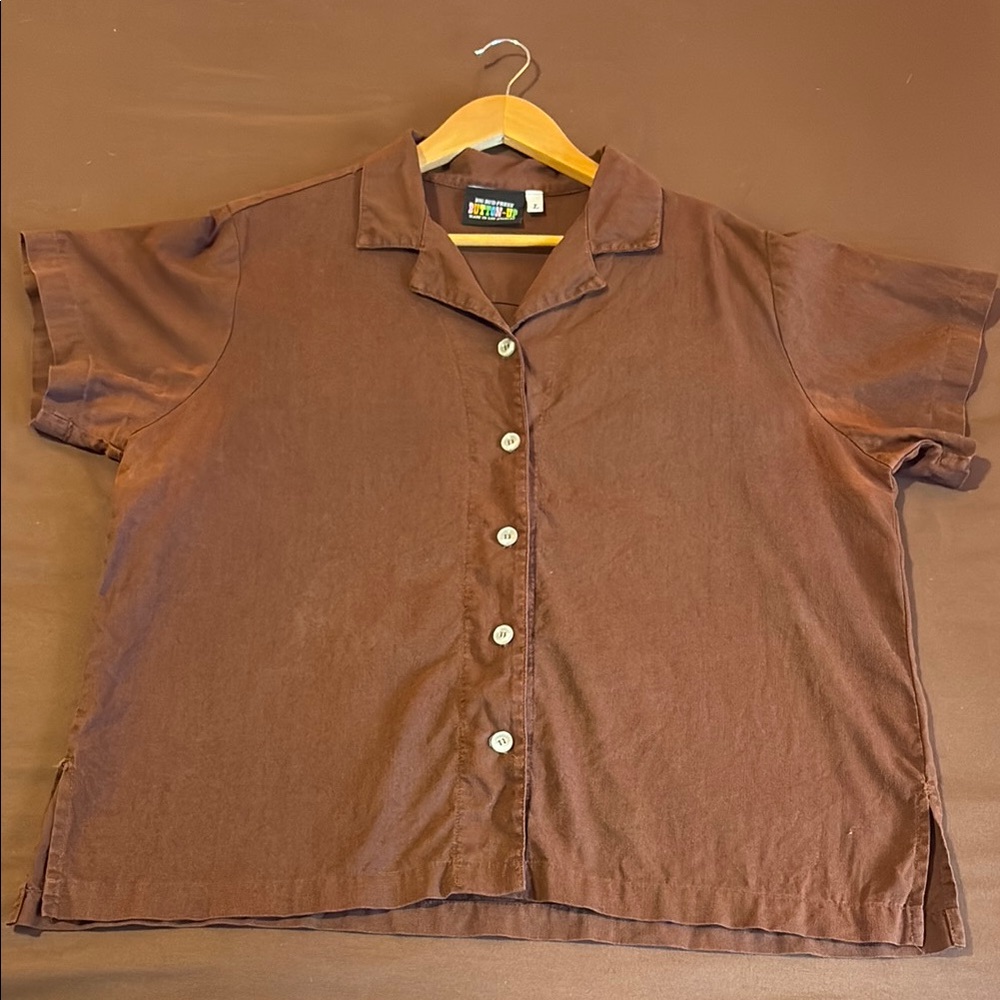 Big Bud Press Brown Button Down Shirt